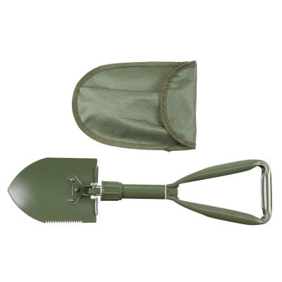 Mini Folding Shovel,  3-part, OD green 1