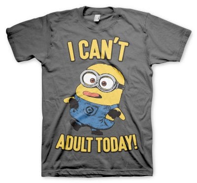 Minions - I Can't Adult Today T-Shirt 1