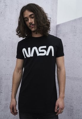 NASA t-shirt sir hvid text
