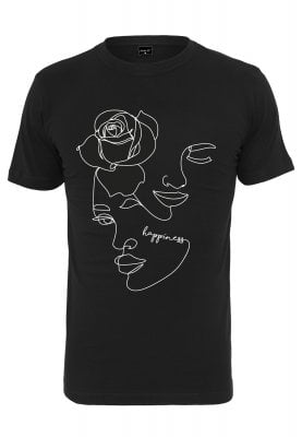 One Line Rose T-shirt dæme 1