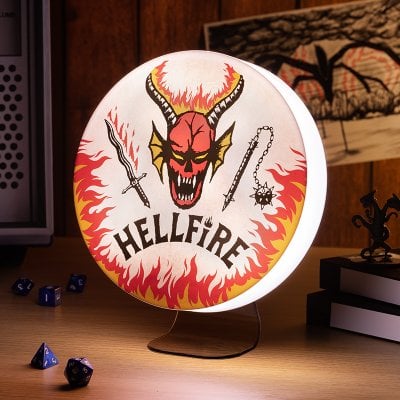 Stranger Things Hellfire Club Logo Lampe