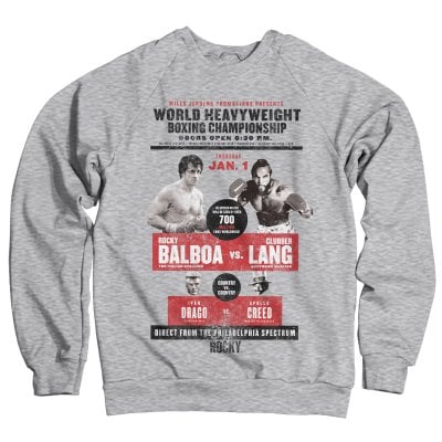 Rocky - World Heavyweight Poster Sweatshirt 1
