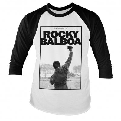 Rocky Balboa - It Ain't Over Baseball Long Sleeve Tee 1