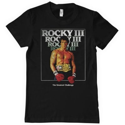 Rocky III Vintage Poster T-Shirt 1
