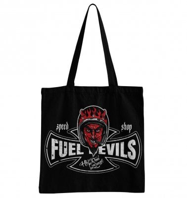 Smiling Devil Speed Shop Tote Bag 1