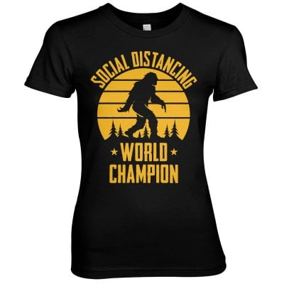 Social Distancing World Champion Pige T-shirt 1