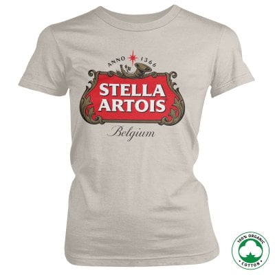 Stella Artois Belgium Logo Organic Girly T-Shirt 1