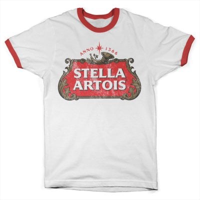 Stella Artois Washed Logo Ringer Tee 1