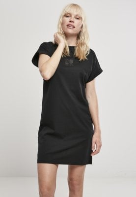 Sort kort kjole i t-shirt model 16