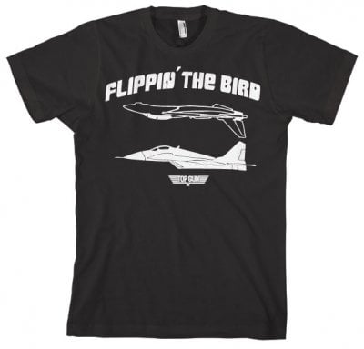 Top Gun - Flippin? The Bird T-Shirt 1