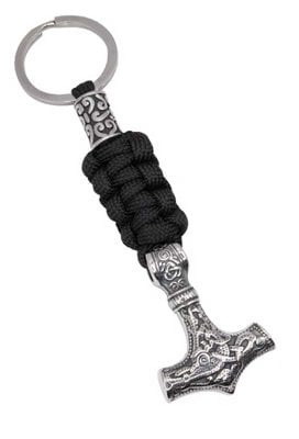 Thors hammer - nøgle og tegnebogskæde