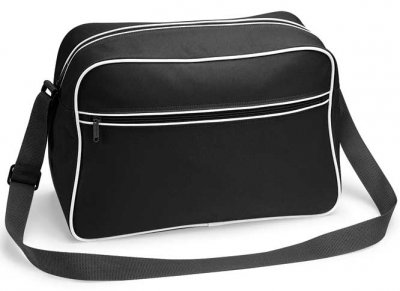 Taske Retro sort og hvid