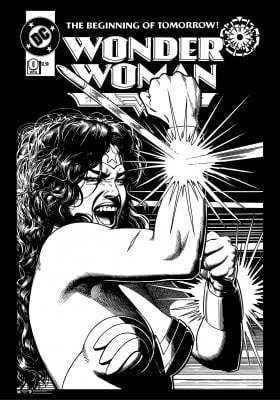 Wonder Woman BW Poster 61x91 cm 1