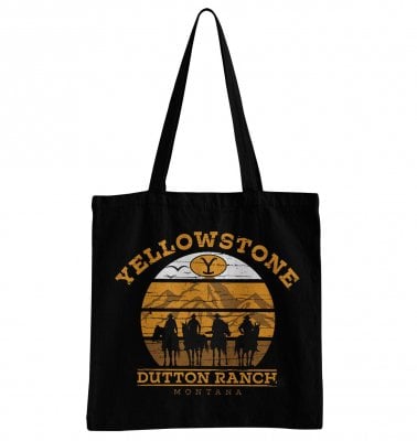 Yellowstone Cowboys Tote Bag 1