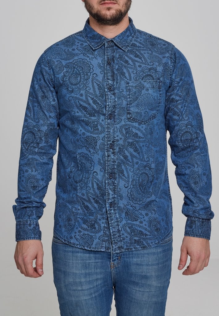 Paisley jeans skjorte - Skjorter Oddsailor.dk