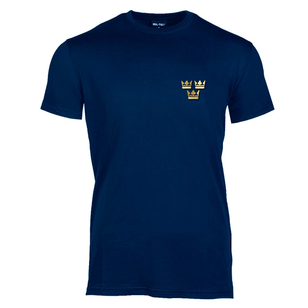 Tre Kroner T-shirt marineblå - Nordic Army - Oddsailor.dk